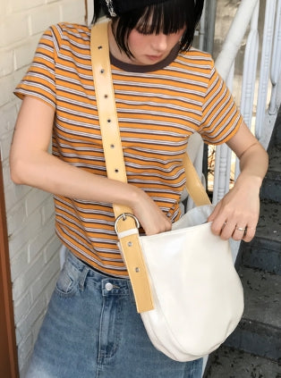 COLOR STRAP BUCKLE BAG